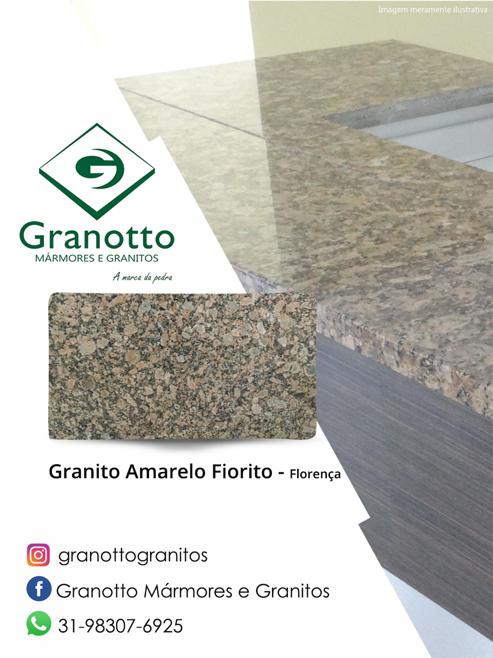 Granito Amarelo Fiorito